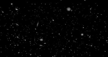 de långsam falla av de textur element skapar ett atmosfär av vinter- lugn. ett abstrakt bakgrund med stor och små partiklar imiterar en naturlig fenomen. looping sömlös animation.116 video