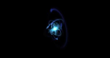 Abstract glowing sphere or star with pulsating neon light rays emanating from its core, ideal for energy, magic, or cosmic themes video