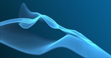 un' simile a un'onda ruscello di molti luminoso puntini crea il effetto di un' digitale superficie. fluido e astratto movimento simboleggia dati, suono, o energia. looping senza soluzione di continuità animazione.115 video