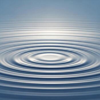 sereno ondas en un calma agua superficie reflejando suave ligero creando un pacífico y tranquilo resumen antecedentes foto