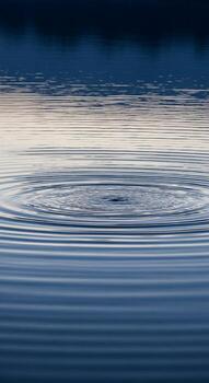 Abstract horizontal lines of blue and white create a serene textured and atmospheric representation of water or sky photo