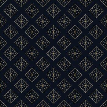 Geometric luxury pattern. Seamless ornamental pattern background. Artistic style dark line pattern background. vector