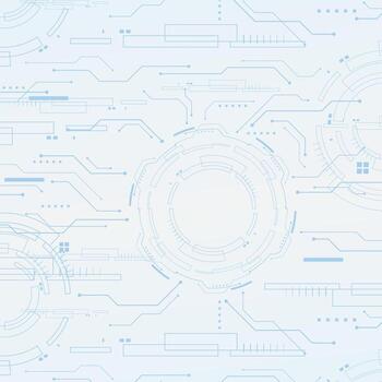 Futuristic Circuit Technology Seamless Pattern Background vector