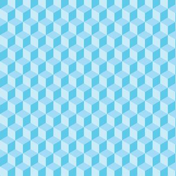 Minimal Geometric Cube Pattern Background vector
