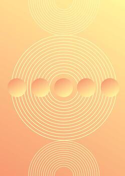 Abstract geometric background with gradient. Modern minimal design perfect for posters, wallpapers, branding, and digital presentations. vector