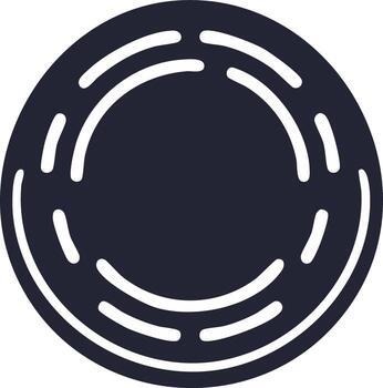 resumen oscuro azul circulo diseño elemento con segmentario anillo y redondeado elementos alrededor el centrar vector