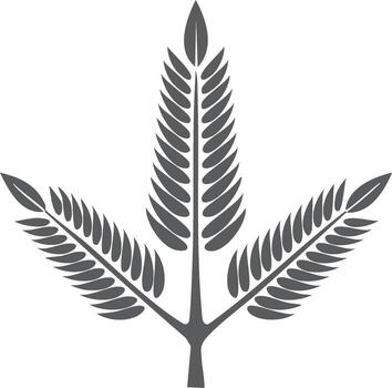 minimalista Tres trigo tallos gráfico elemento para agricultura conceptos y diseño materiales vector