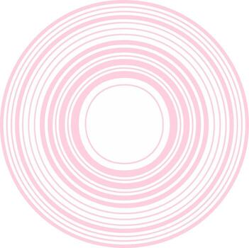 resumen diseño ligero rosado a rayas concéntrico círculos modelo radial gráfico antecedentes vector