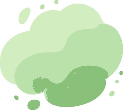 resumen fluido forma con ligero verde tonos Perfecto para cubrir o diseño elemento vector