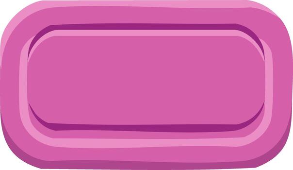 Abstract design of a rectangular shape with rounded edges in pink tones vector
