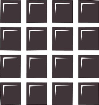 resumen geométrico modelo presentando repitiendo oscuro gris cuadrícula con mano dibujado blanco l formas creando un moderno textura vector