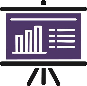presentación estar con cartas y Estadísticas para datos visualización, ilustración vector