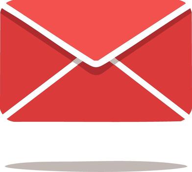 gráfico sobre ilustración en rojo y blanco significando mensaje transmisión vector