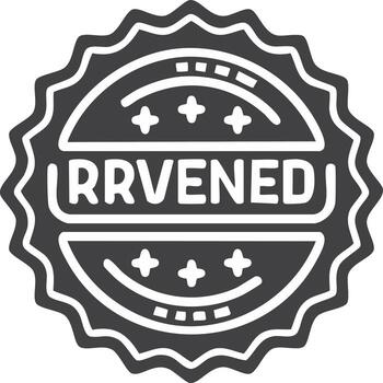 circulo rosetón emblema con palabra reabierto dentro un decorativo diseño con curvas y redondeado puntos vector