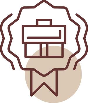 Quality Minimal Line Circle Icon vector