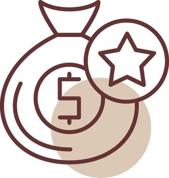 lealtad programa línea circulo icono vector