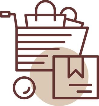 Bulk Purchase Line Circle Icon vector