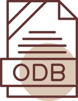 extraño formato línea circulo icono vector