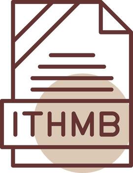 ITHMB Format Line Circle Icon vector