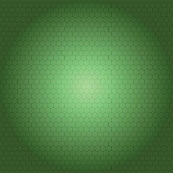 resumen geométrico antecedentes con un verde panal hexágono cuadrícula modelo vector