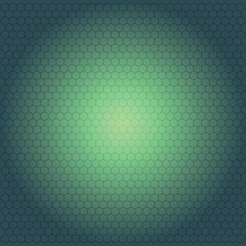 resumen antecedentes presentando un hexágono modelo con degradado color y textura vector