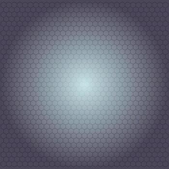 Abstract Geometric Hexagon Pattern Background with Subtle Gradient Lighting and Texture vector