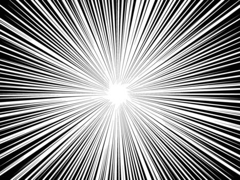 Speed lines effect comic background vector