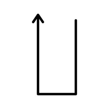 puntero icono colocar. flecha ilustración signo. dirección símbolo recopilación. ruta logo. diseño para web y aplicación vector