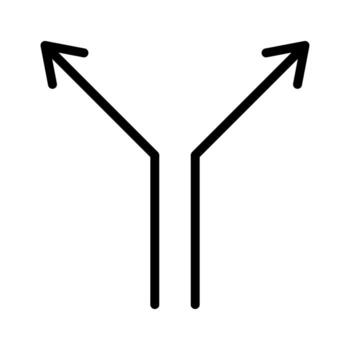 puntero icono colocar. flecha ilustración signo. dirección símbolo recopilación. ruta logo. curso marca. diseño para web vector