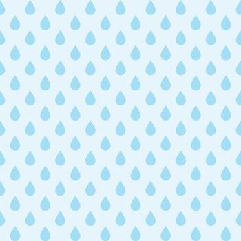 Rain in Blue, Seamless Pattern texture vector