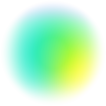 pendenza sfocato cerchio forma. verde colorato fluido elemento. morbido leggero olografico elemento. il giro macchia con neon aura per design. miscelato iridescente biologico bolla. png