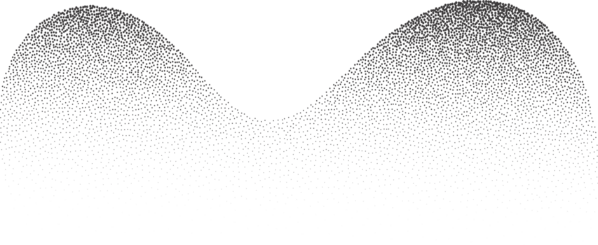 abstrait ondulé forme avec granuleux ombre. pointillé fluide à pois goutte avec fluide sablonneux pente. grunge demi-teinte liquide élément png