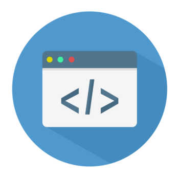 codificação logotipo Projeto com sombra para programador png