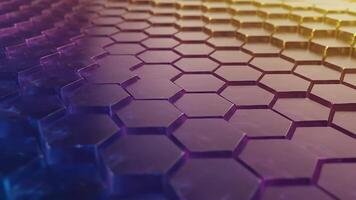 Abstract Honeycomb Pattern Modern Tech and Geometric Design video