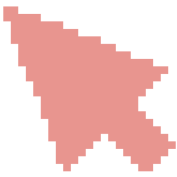 pixel Klik cursor icoon voor website en navigatie illustratie png