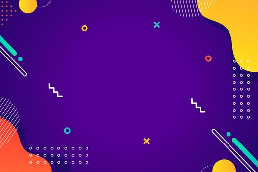 Vibrant abstract backdrop featuring dynamic geometric shapes, fluid elements, and a lively modern graphic design vector
