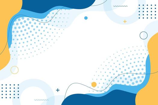 Vibrant abstract background with dynamic shapes and dots, perfect for modern designs vector