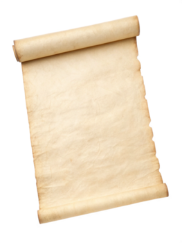 Historic Unrolled Parchment Texture png