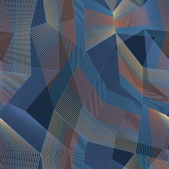 Pattern with triangles colorful geometric shape vector