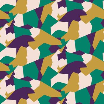 geometric camouflage texture pattern vector