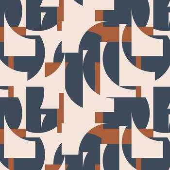 fondo de patrón de forma geométrica vector