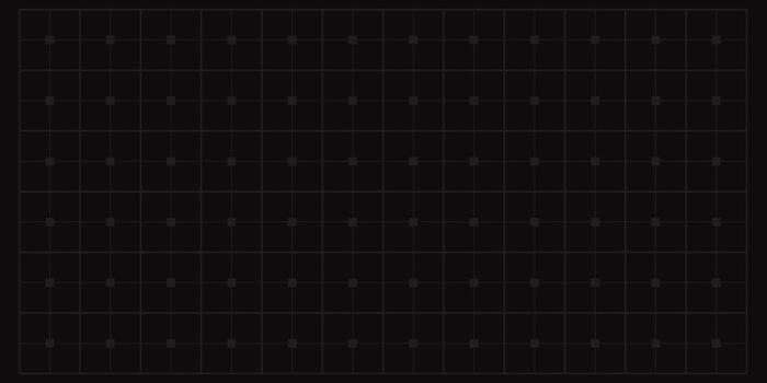 Dark blueprint background with green technical grid vector