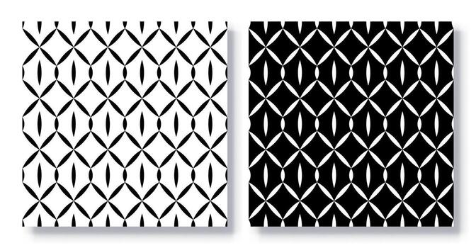 Set of Seamless Ogee Patterns. vector