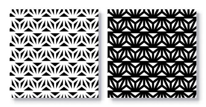 Set of Seamless Tessellation Patterns. vector