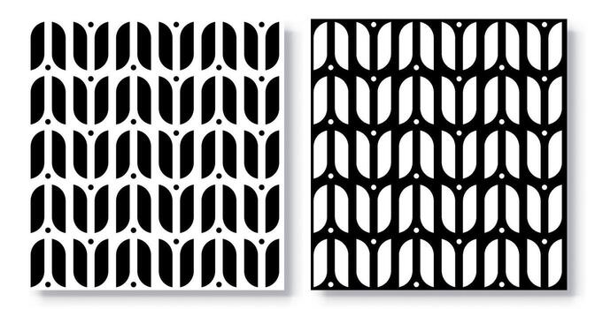 Set of Seamless Geometric Patterns vector