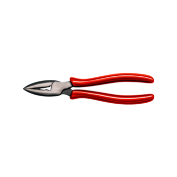 Single red pliers isolated tool representing craftsmanship and functionality png