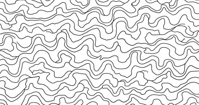 Wavy line abstract design vector