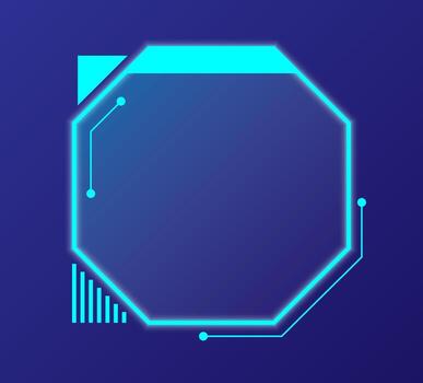 Minimal Futuristic UI Components Layout vector