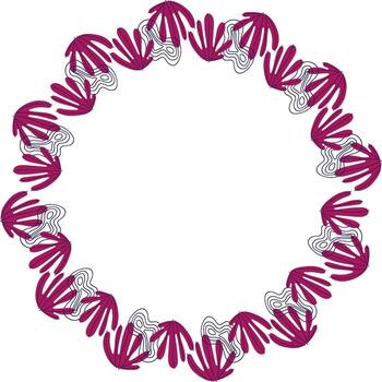 frame for text. Modern Art graphics vector