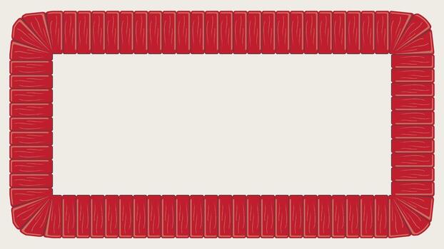 Brick frame with empty space for your text illustration cartoon vector